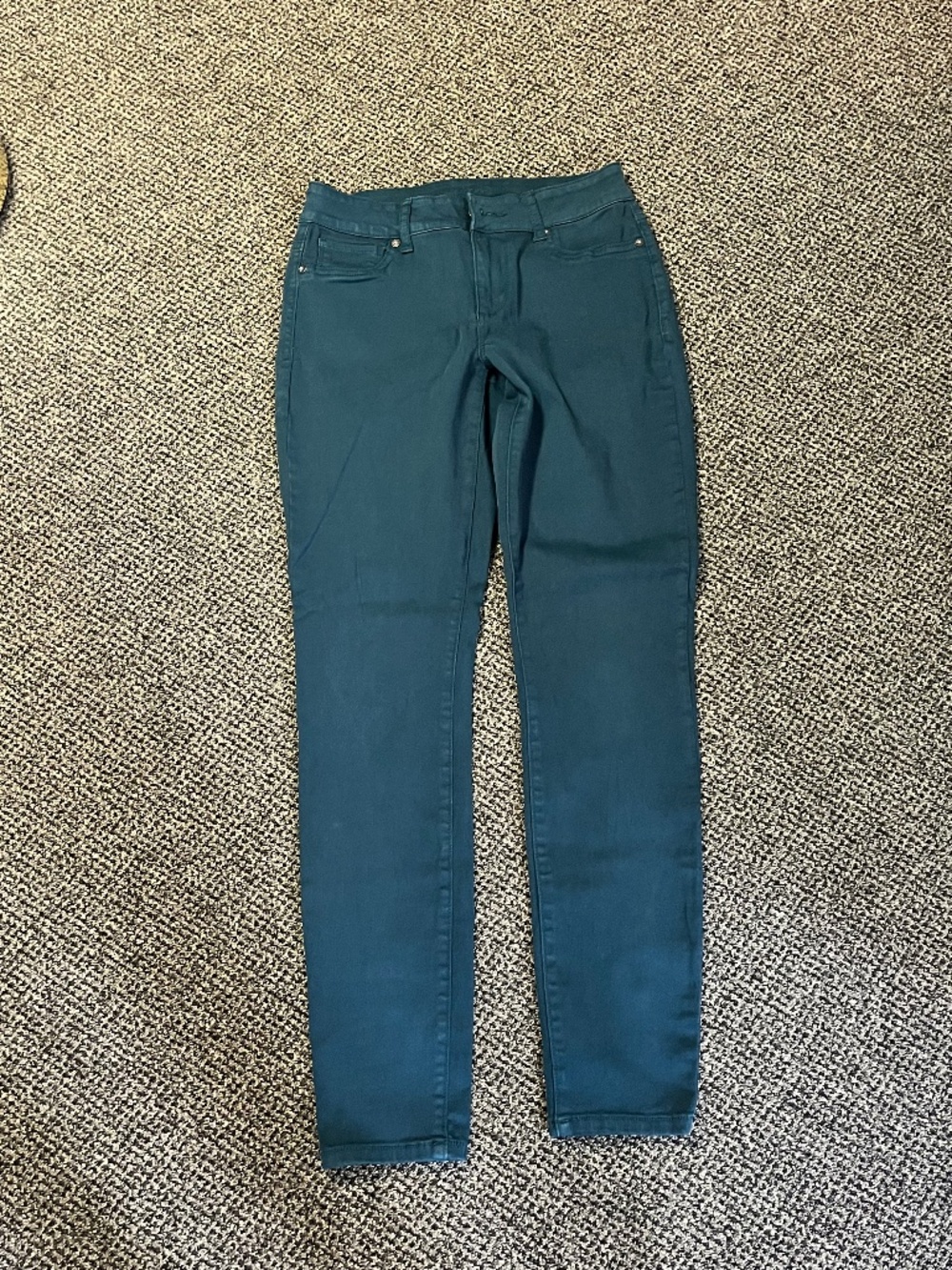 Women's Maurices Teal Jean Pants S-R 13 Waist